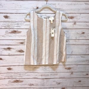 Maeve tan Top Size 8